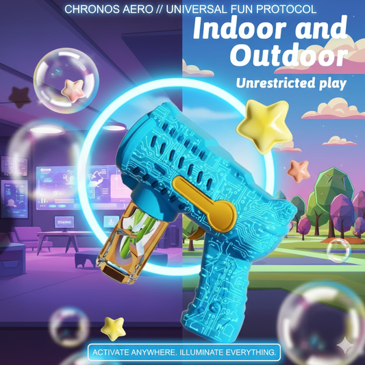 Ultimate Parent-Child Interactive Bubble Gun: Outdoor Summer Fun Station - Safe & Ergonomic Handheld Bubble Blaster for Backyard Play & Birthday Parties