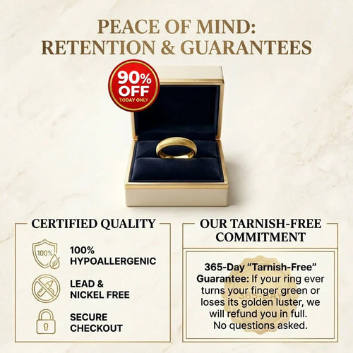 🔥 Final Flash Sale: 90% OFF-The "Everything-Proof" Travel Decoy Ring - Tarnish-Free Wave Band