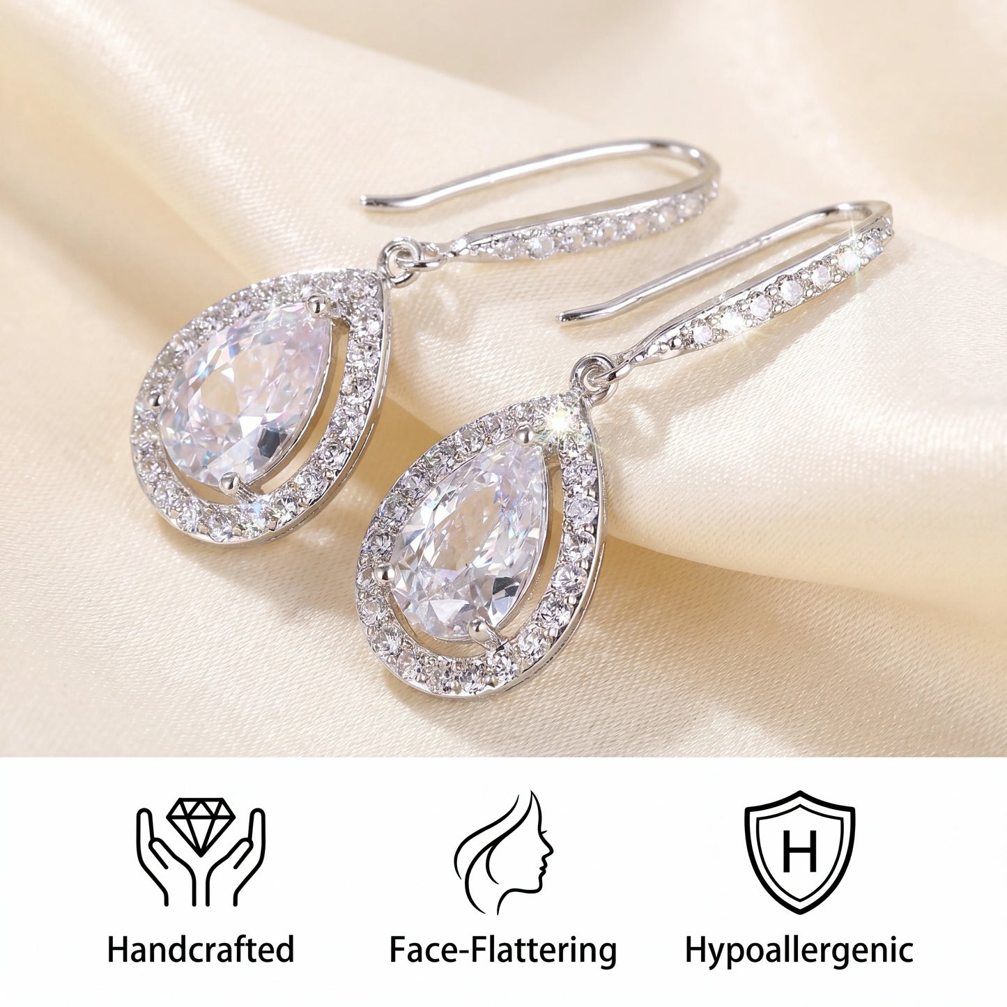 🔥 90% OFF TODAY: Experience Timeless Brilliance: The Flawless Lab-Grown Teardrop Set That Baffles Jewelers.💎