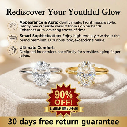 🔥 90% OFF TODAY: 5-Carat "Hand-Lift" Oval Sparkler — Stop Saving Your Radiance for "Someday" and Wear the Luxury You Deserve Every Day 💖
