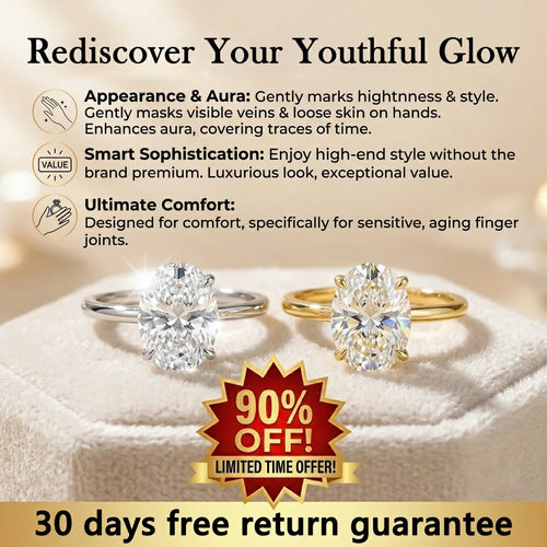 🔥 90% OFF TODAY: 5-Carat "Hand-Lift" Oval Sparkler — Stop Saving Your Radiance for "Someday" and Wear the Luxury You Deserve Every Day 💖