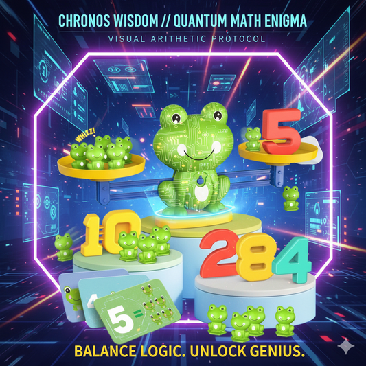 Quantum Leap Frog Math Station: Precision Balance Learning System - Gamified Arithmetic Enlightenment for Future Geniuses, Durable & Safe Early Education Tool
