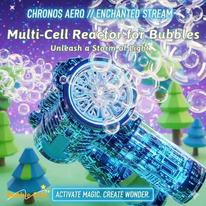 Ultimate Parent-Child Interactive Bubble Gun: Outdoor Summer Fun Station - Safe & Ergonomic Handheld Bubble Blaster for Backyard Play & Birthday Parties